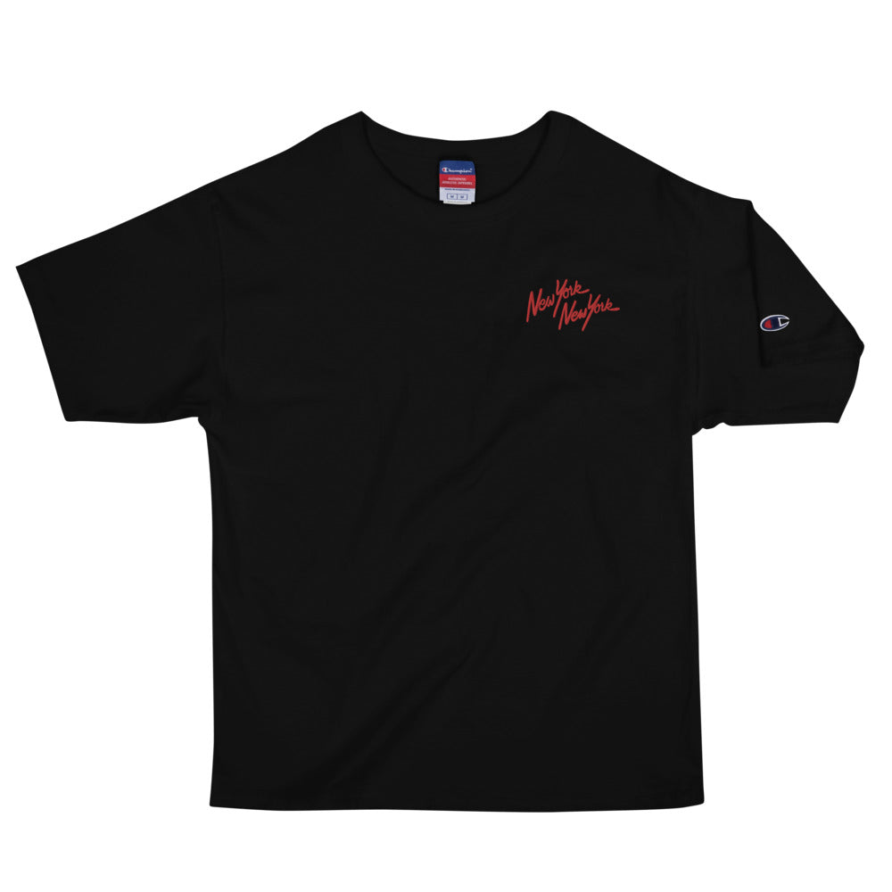   Ny Chest Box Logo 半袖Tシャツ Box Fit College T-Shirt