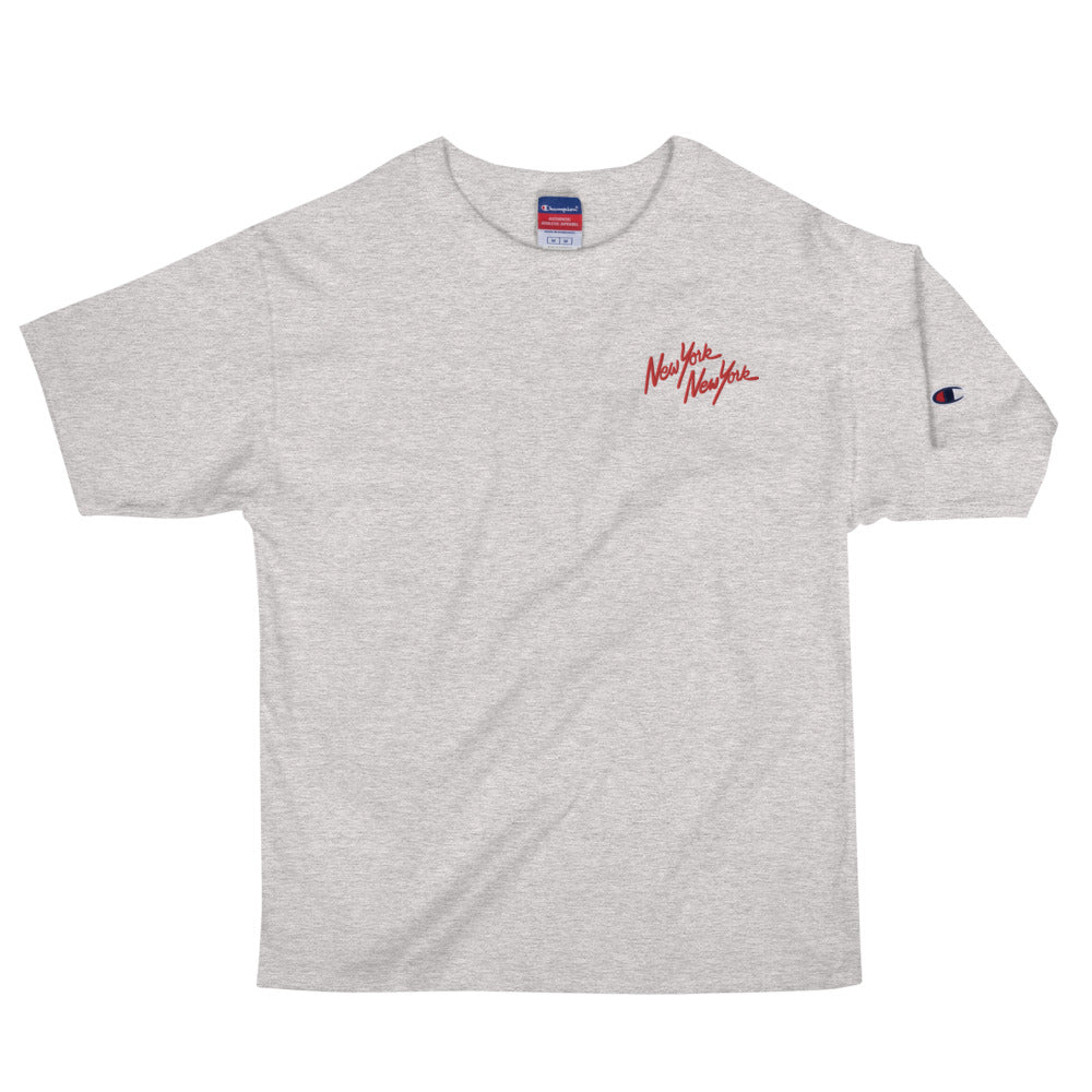   Ny Chest Box Logo 半袖Tシャツ Box Fit College T-Shirt